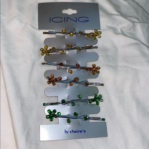 VINTAGE bedazzled Bobby Pins for Hair by ICING